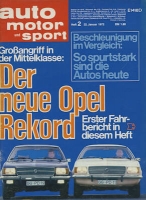 Auto, Motor & Sport 1972 No. 2