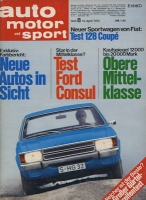 Auto, Motor & Sport 1972 No. 8