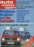 Auto, Motor & Sport 1973 No. 1