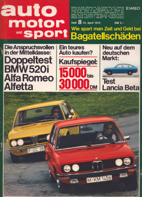 Auto, Motor & Sport 1973 Heft 8