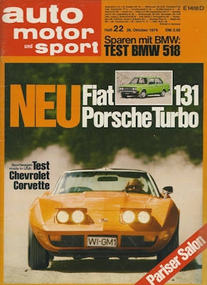 Auto, Motor & Sport 1974 Heft 22