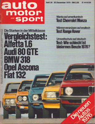 Auto, Motor & Sport 1975 Heft 26