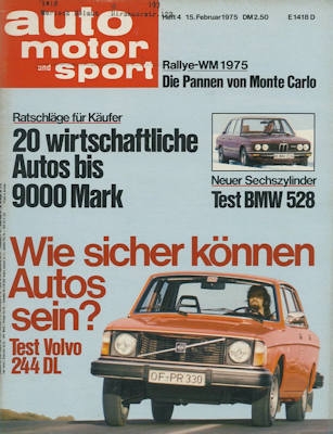 Auto, Motor & Sport 1975 Heft 4