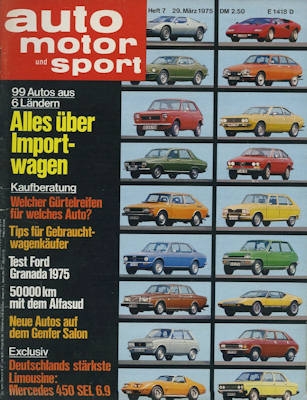 Auto, Motor & Sport 1975 Heft 7