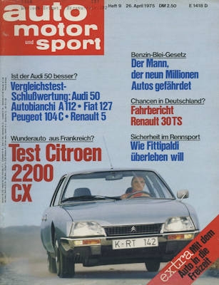 Auto, Motor & Sport 1975 Heft 9