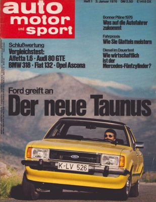 Auto, Motor & Sport 1976 Heft 1
