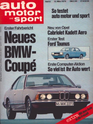 Auto, Motor & Sport 1976 Heft 6