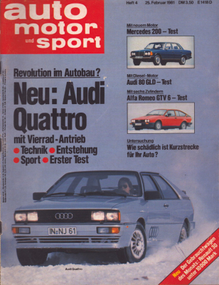 Auto, Motor & Sport 1981 Heft 4