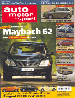 Auto, Motor & Sport 2003 Heft 14