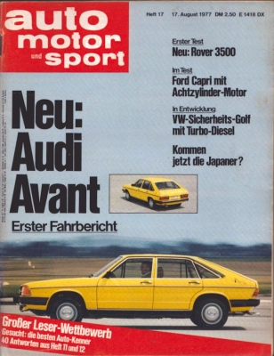 Auto, Motor & Sport 1977 Heft 17