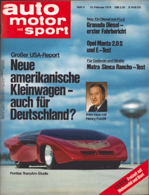 Auto, Motor & Sport 1978 Heft 4
