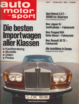Auto, Motor & Sport 1979 Heft 7