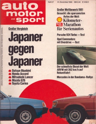 Auto, Motor & Sport 1980 Heft 27