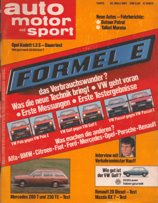 Auto, Motor & Sport 1981 Heft 6