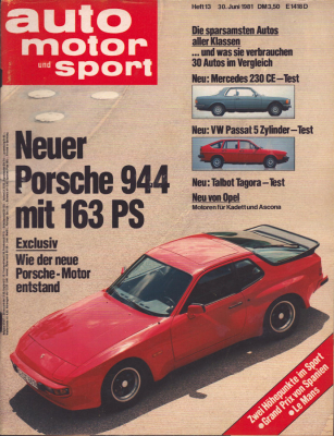 Auto, Motor & Sport 1981 Heft 13