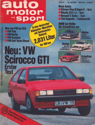 Auto, Motor & Sport 1981 Heft 14