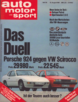 Auto, Motor & Sport 1981 Heft 16