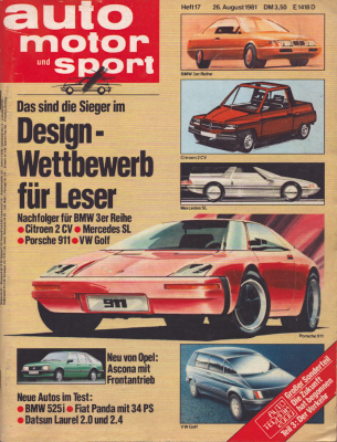 Auto, Motor & Sport 1981 Heft 17