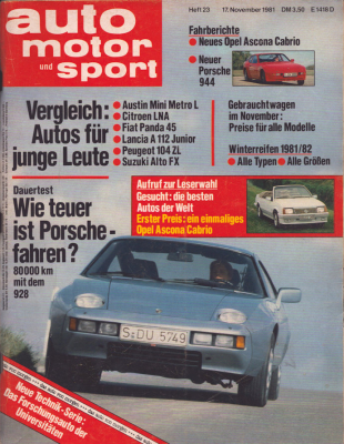 Auto, Motor & Sport 1981 Heft 23