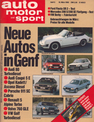 Auto, Motor & Sport 1982 Heft 5
