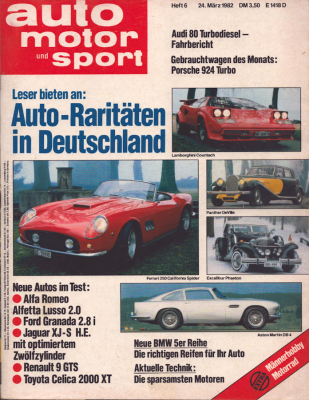 Auto, Motor & Sport 1982 Heft 6