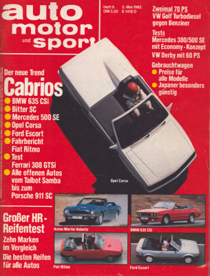 Auto, Motor & Sport 1982 Heft 9