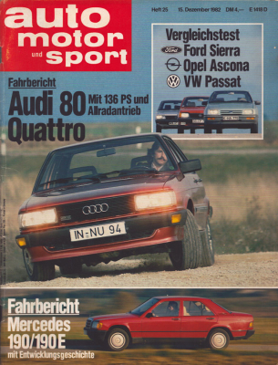 Auto, Motor & Sport 1982 Heft 25