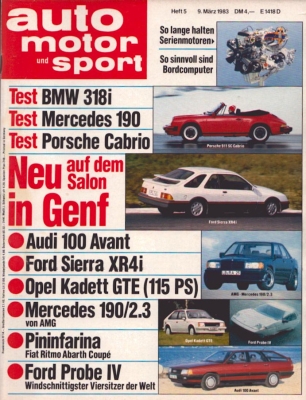 Auto, Motor & Sport 1983 Heft 5