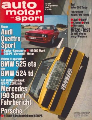 Auto, Motor & Sport 1983 Heft 17