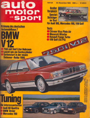 Auto, Motor & Sport 1983 Heft 24