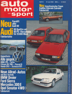 Auto, Motor & Sport 1984 Heft 13