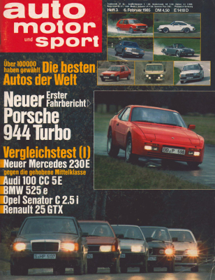 Auto, Motor & Sport 1985 Heft 3