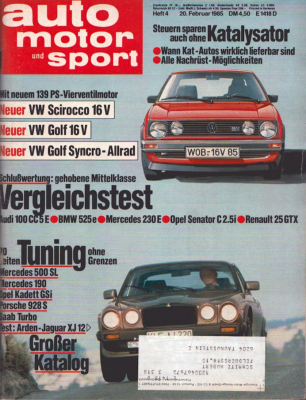 Auto, Motor & Sport 1985 Heft 4