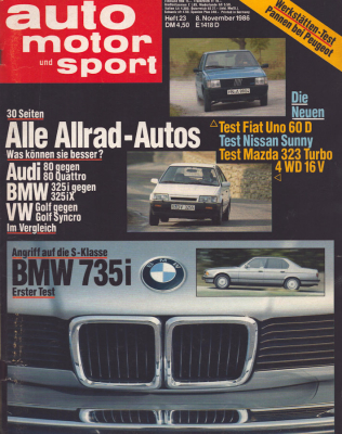 Auto, Motor & Sport 1986 Heft 23