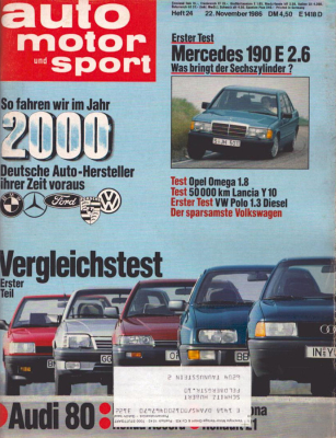 Auto, Motor & Sport 1986 Heft 24