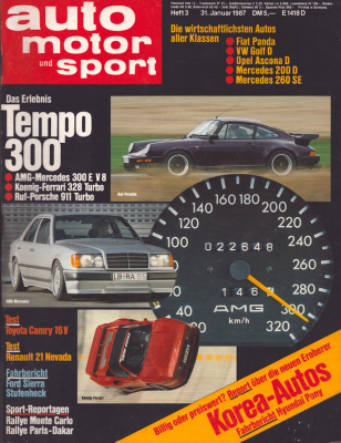 Auto, Motor & Sport 1987 Heft 3