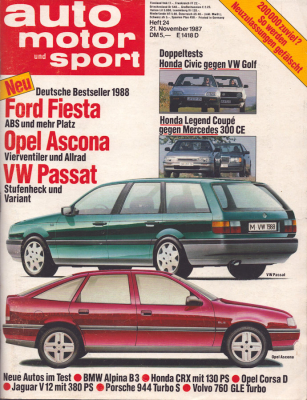Auto, Motor & Sport 1987 Heft 24