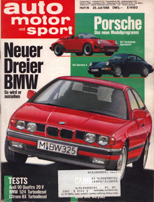Auto, Motor & Sport 1988 Heft 16