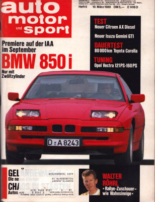 Auto, Motor & Sport 1989 Heft 6
