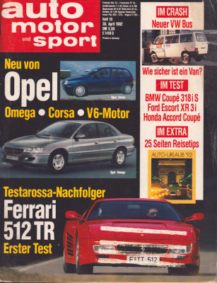 Auto, Motor & Sport 1992 Heft 10