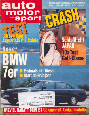 Auto, Motor & Sport 1993 Heft 16