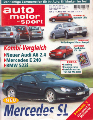 Auto, Motor & Sport 1998 Heft 6