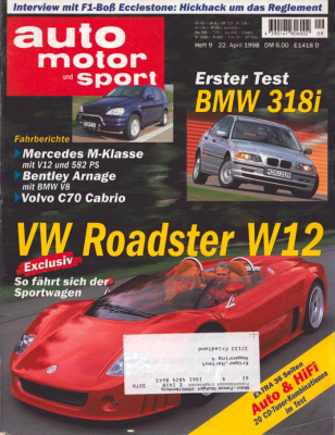 Auto, Motor & Sport 1998 Heft 9