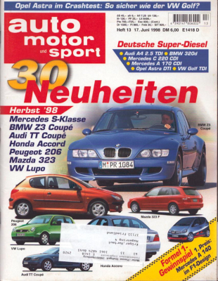 Auto, Motor & Sport 1998 Heft 13