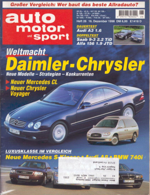Auto, Motor & Sport 1998 Heft 26