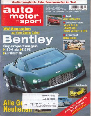 Auto, Motor & Sport 1999 Heft 6