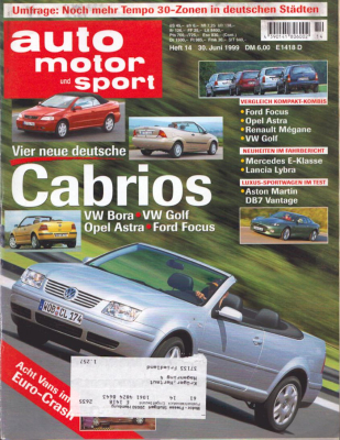 Auto, Motor & Sport 1999 Heft 14