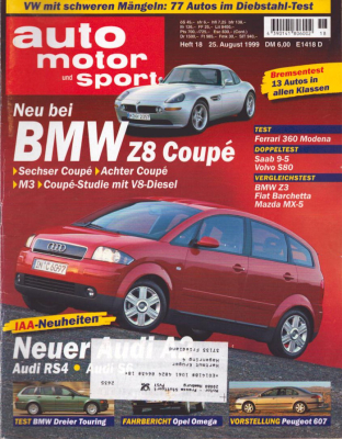 Auto, Motor & Sport 1999 Heft 18