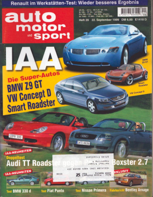 Auto, Motor & Sport 1999 Heft 20