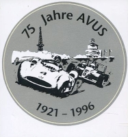Sticker 75 years AVUS 1921-1996